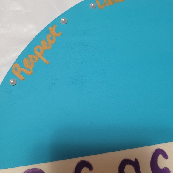 Display Rotating Stand &  Hand Painted Reserved Sign For Live Show Host - Picture 6 of 6